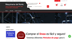 Desktop Screenshot of maquinariadelnorte.com.mx